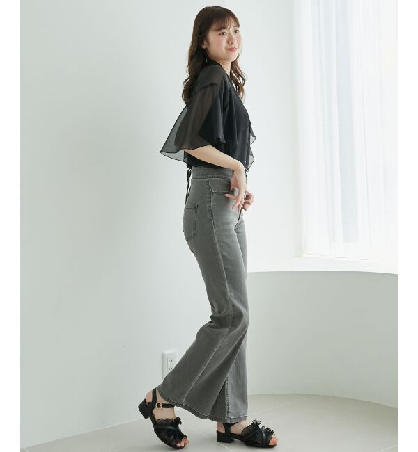  「シアーケープブラウス」|シャツ・ブラウス|