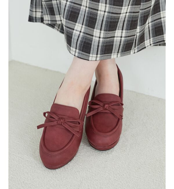  「リボンヒールローファー」|ローファー|