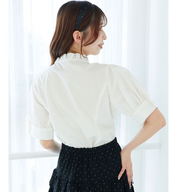  「リボンフリルブラウス」|シャツ・ブラウス|