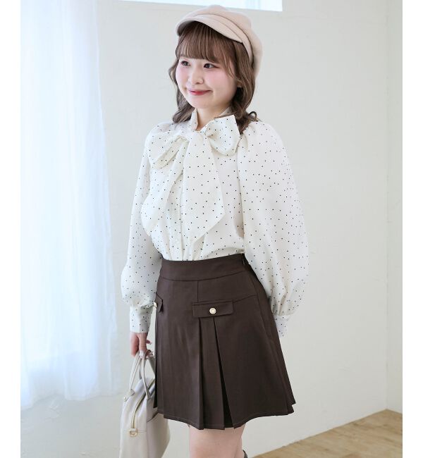  「バリエボウタイブラウス」|シャツ・ブラウス|