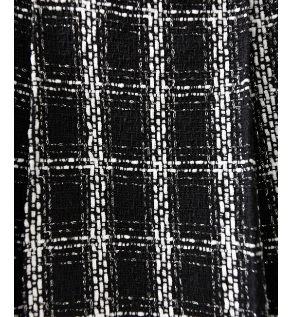  「レイヤードデザインツイードスカパン」|キュロット|