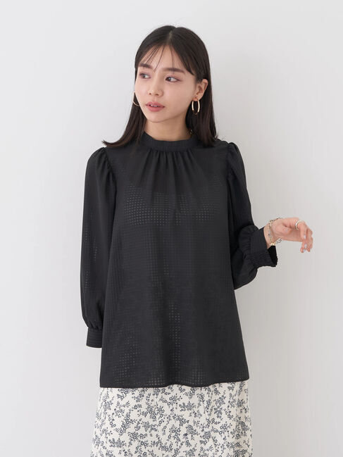 earth music&ecology「Checkドビーブラウス」|シャツ・ブラウス|