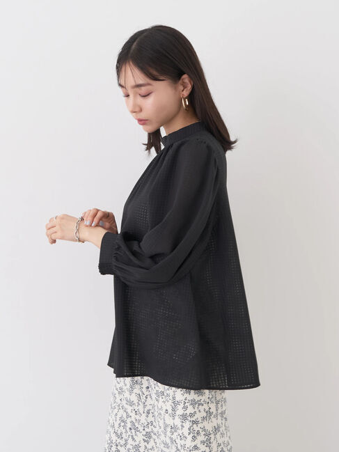 earth music&ecology「Checkドビーブラウス」|シャツ・ブラウス|