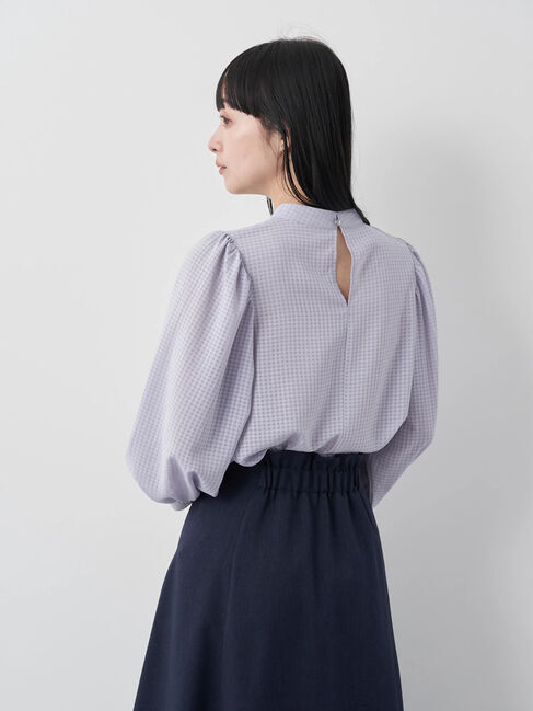 earth music&ecology「Checkドビーブラウス」|シャツ・ブラウス|