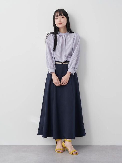 earth music&ecology「Checkドビーブラウス」|シャツ・ブラウス|