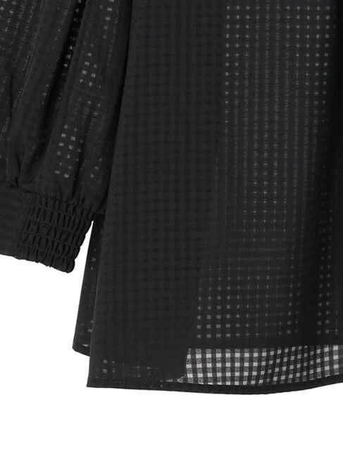 earth music&ecology「Checkドビーブラウス」|シャツ・ブラウス|