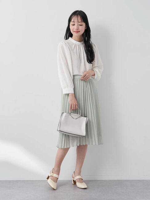 earth music&ecology「Checkドビーブラウス」|シャツ・ブラウス|