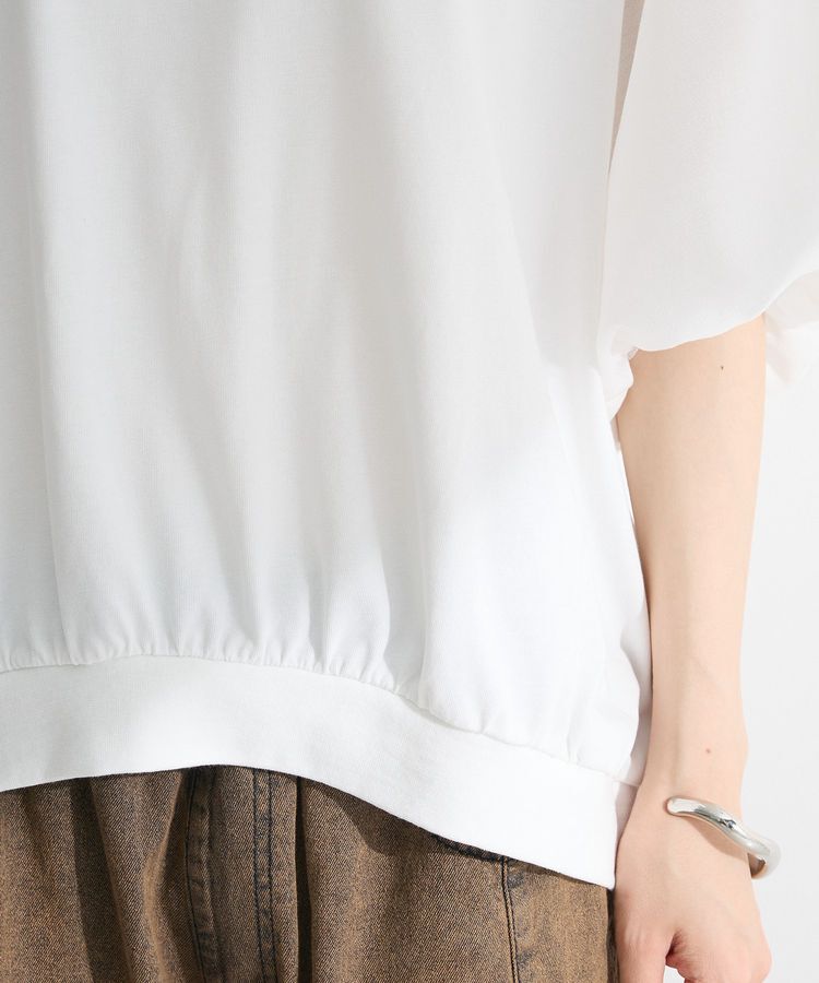 Green Parks「袖バルーンドッキングプルオーバー」|Tシャツ・カットソー|