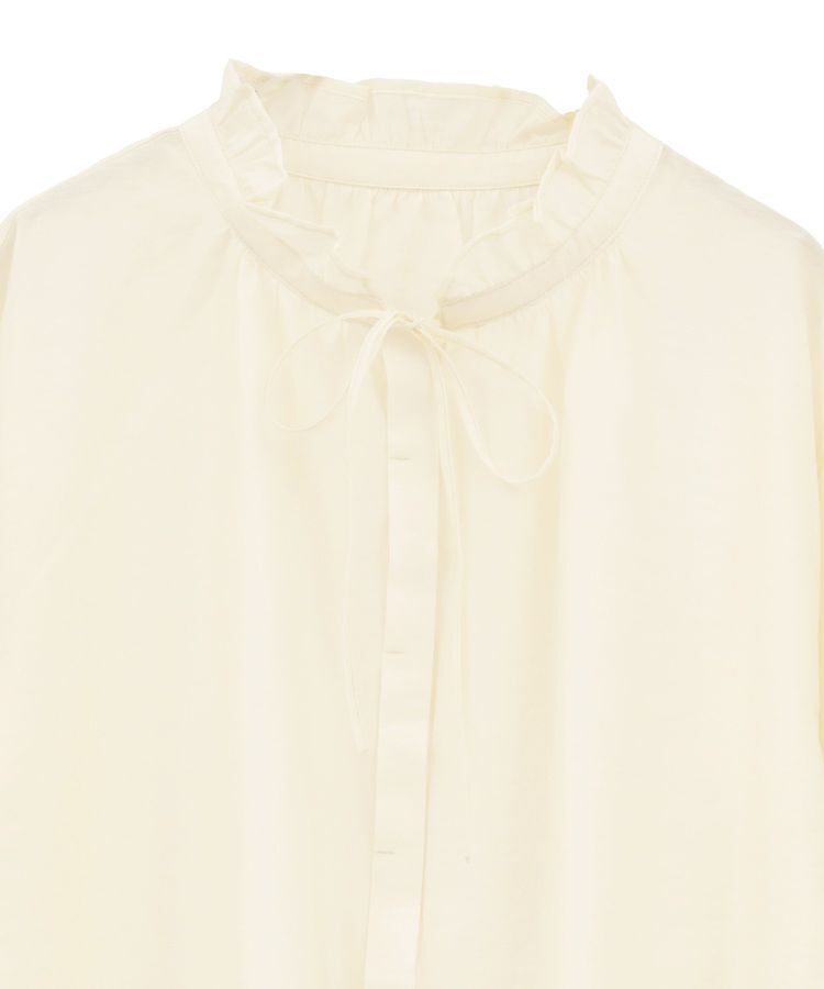 Green Parks「フリルカラーリボンブラウス」|シャツ・ブラウス|
