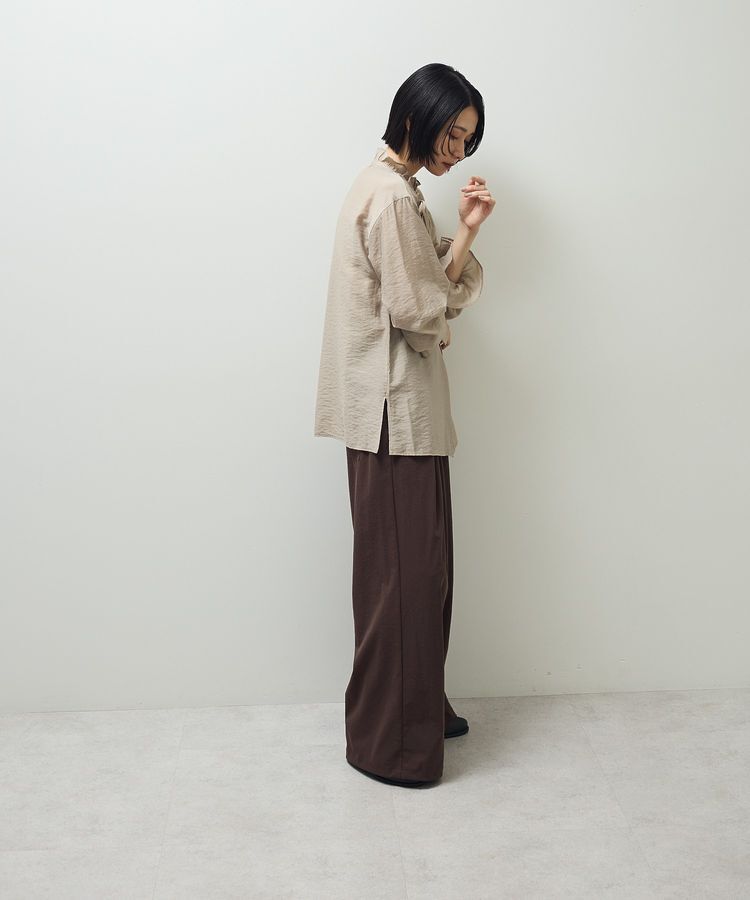 Green Parks「フリルカラーリボンブラウス」|シャツ・ブラウス|