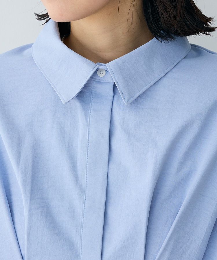 Green Parks「【WEB限定】ドロストシャーリングウエストタックシャツⅡ」|シャツ・ブラウス|