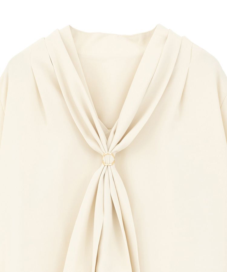 YECCA VECCA「スカーフリング付きボウタイブラウス」|シャツ・ブラウス|