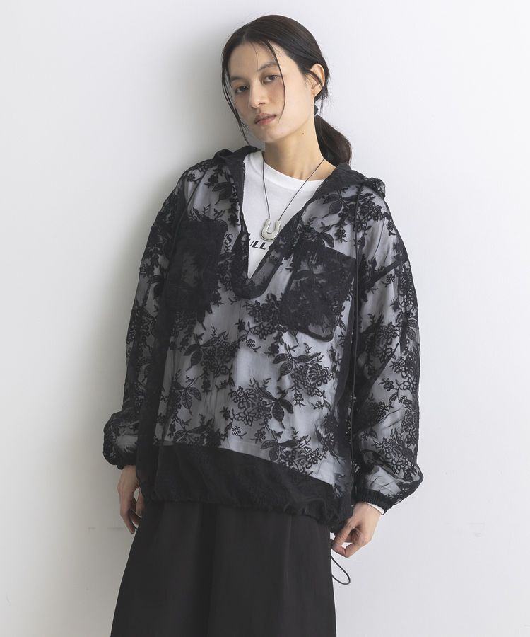 GARAGE OF GOOD CLOTHING「レーススキッパーアノラックパーカー」|シャツ・ブラウス|Black