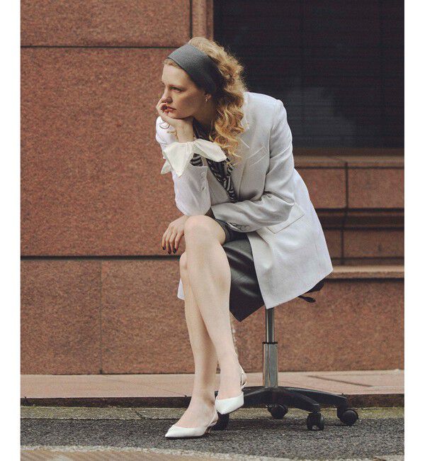 allureville「リオペルアシメフラップポケットジャケット」|テーラードジャケット|