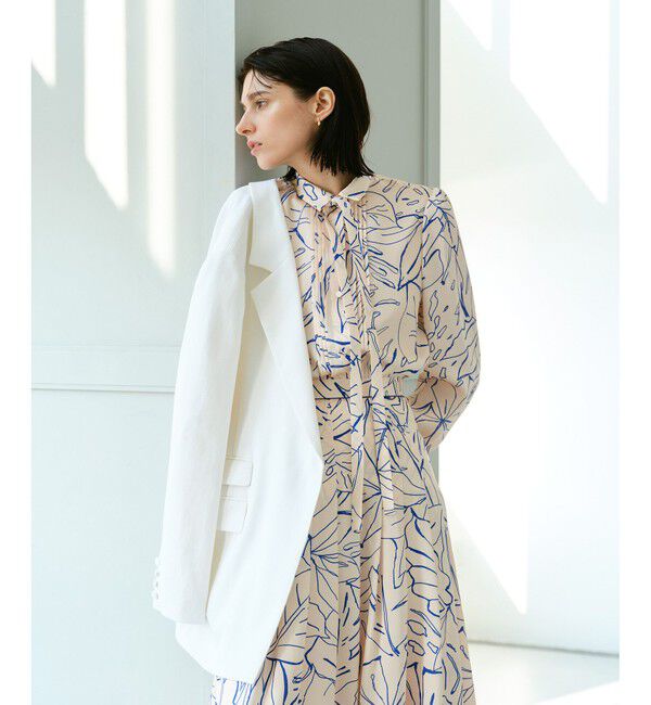 allureville「リオペルアシメフラップポケットジャケット」|テーラードジャケット|