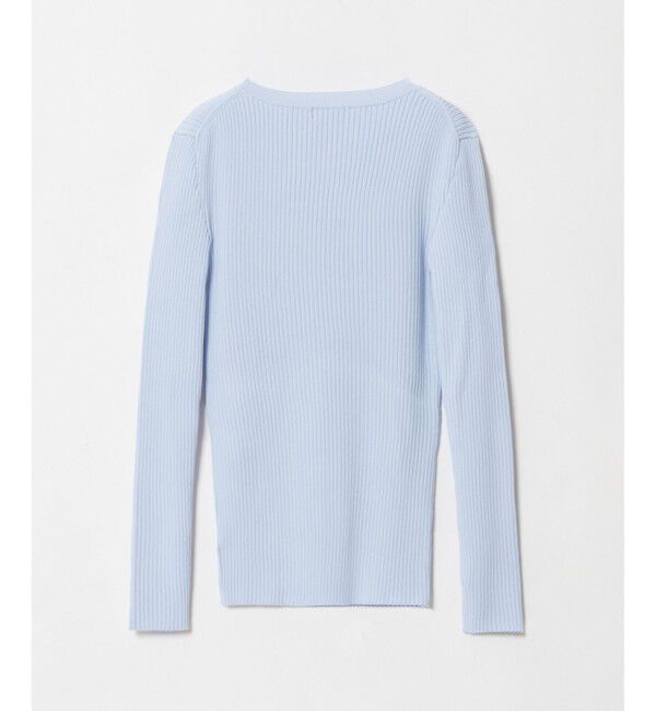 allureville「リブキリカエデザインプルオーバー」|ニット・セーター|