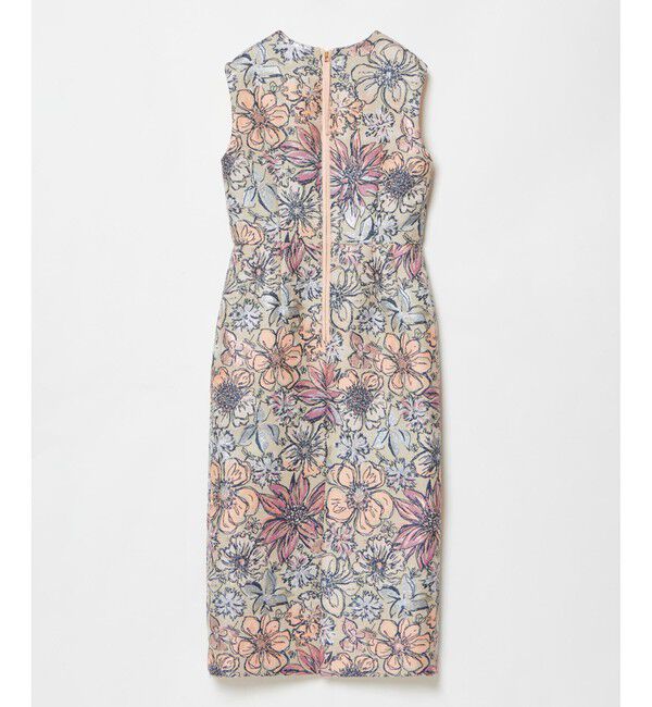 LOULOU WILLOUGHBY「【LOULOU WILLOUGHBY】MALHIAフラワージャガードノースリワンピース」|ワンピース|