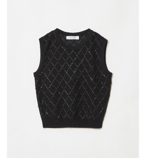 LOULOU WILLOUGHBY「【LOULOU WILLOUGHBY】シークインエンブロイダリープルオーバー」|ニット・セーター|