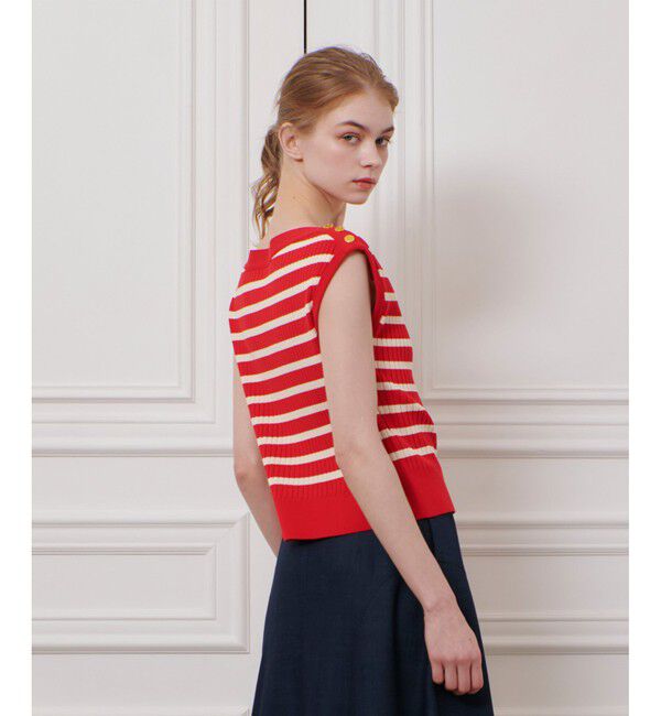 LOULOU WILLOUGHBY「【LOULOU WILLOUGHBY】プレーティングリブプルオーバー」|ニット・セーター|