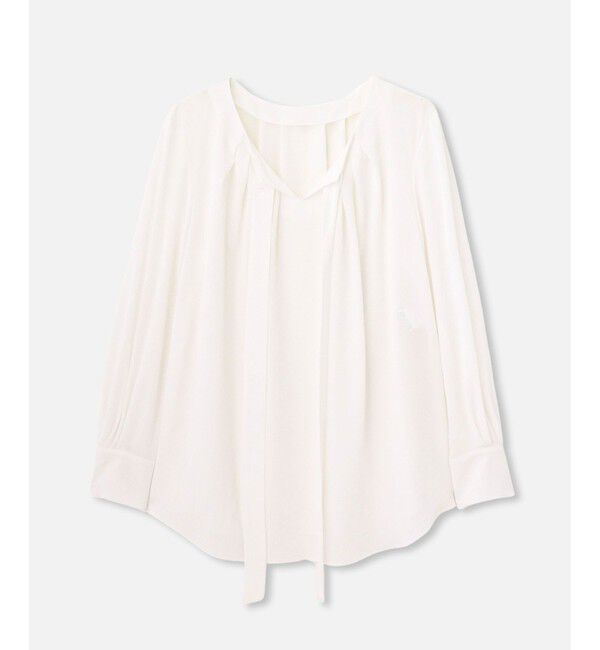 allureville「シルキータックボウブラウス」|シャツ・ブラウス|