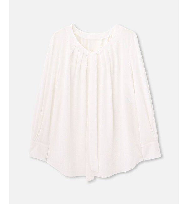 allureville「シルキータックボウブラウス」|シャツ・ブラウス|