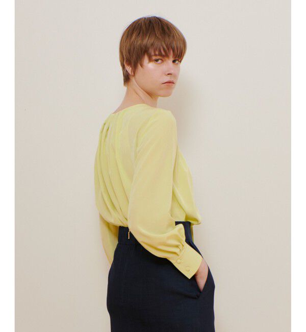 allureville「シルキータックボウブラウス」|シャツ・ブラウス|