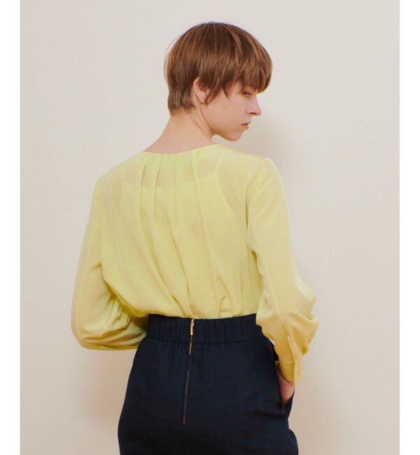 allureville「シルキータックボウブラウス」|シャツ・ブラウス|
