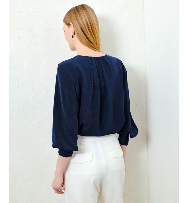 allureville「シルキータックボウブラウス」|シャツ・ブラウス|