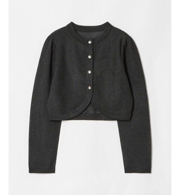 LOULOU WILLOUGHBY「【LOULOU WILLOUGHBY】ラメボレロ」|カーディガン|