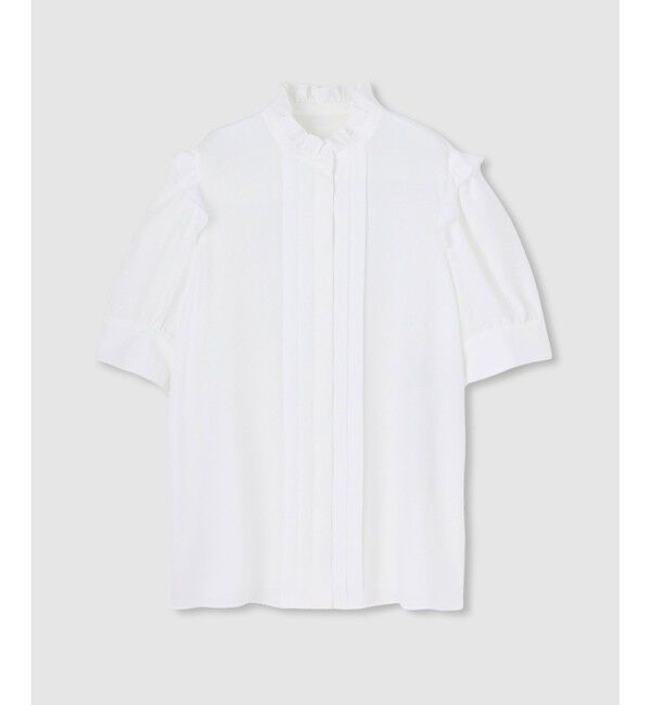 LOULOU WILLOUGHBY「◇ 【LOULOU WILLOUGHBY】アムンゼンプチフリルブラウス」|シャツ・ブラウス|ホワイト