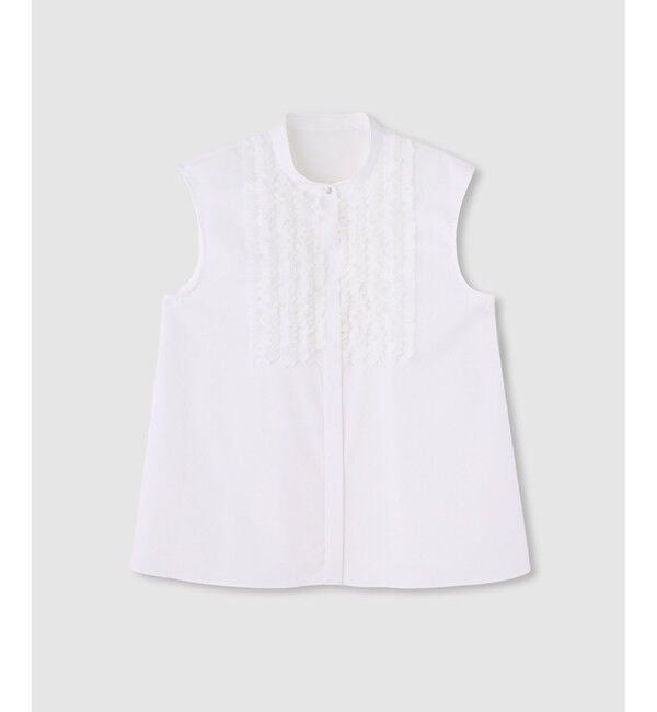 LOULOU WILLOUGHBY「【LOULOU WILLOUGHBY】フロントシアーフリルブラウス」|シャツ・ブラウス|