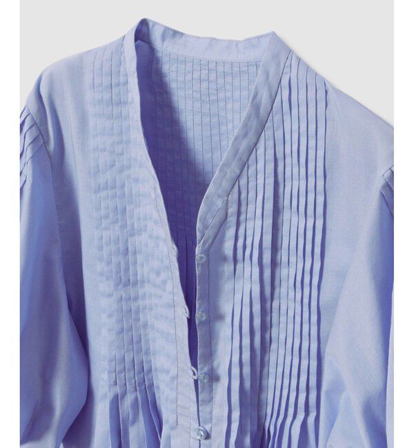 allureville「ピンタックデザインスリーブブラウス」|シャツ・ブラウス|