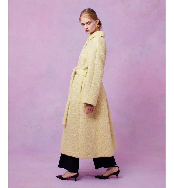 LOULOU WILLOUGHBY「【LOULOU WILLOUGHBY】ループインレーロングコート」|ダッフルコート|