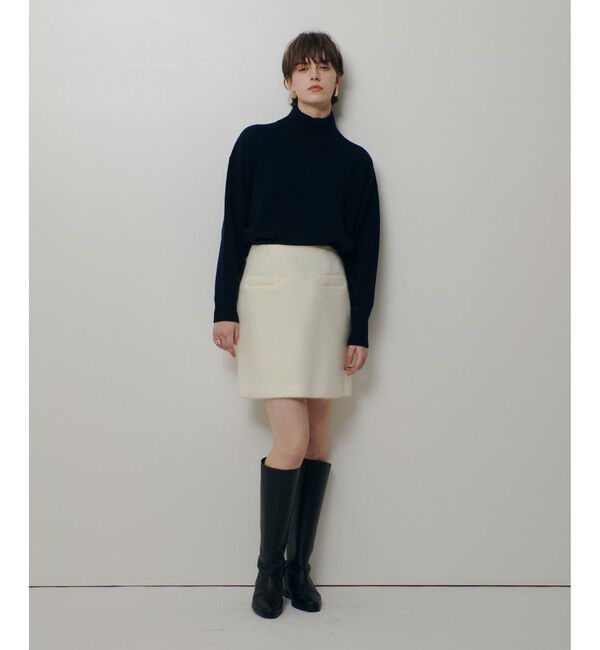 allureville「メリノウールオーバーサイズタートル」|ニット・セーター|