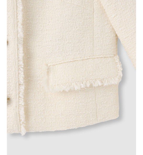 allureville「ツィードノーカラージャケット」|ノーカラージャケット|