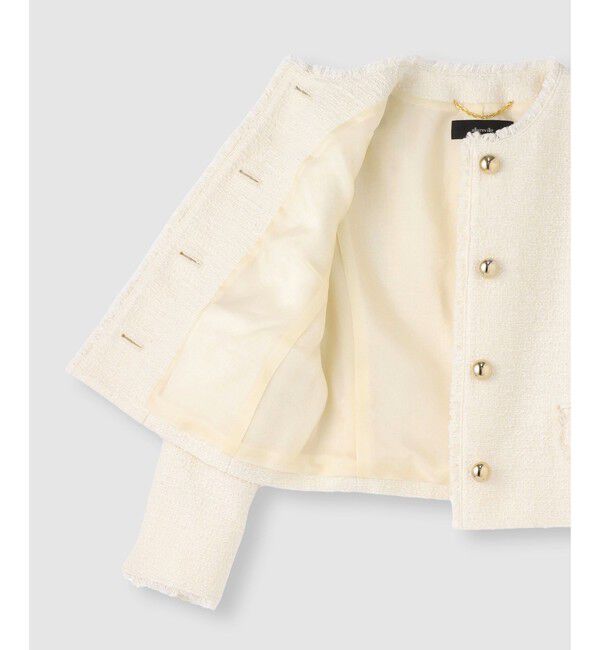 allureville「ツィードノーカラージャケット」|ノーカラージャケット|