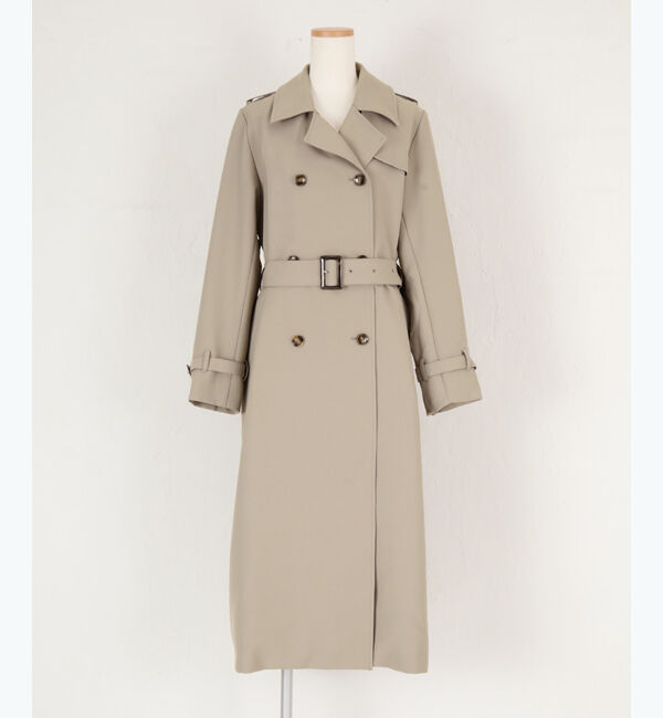 ur's「【星玲奈さんコラボアイテム】ダブルトレンチコート」|トレンチコート|
