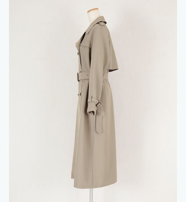 ur's「【星玲奈さんコラボアイテム】ダブルトレンチコート」|トレンチコート|