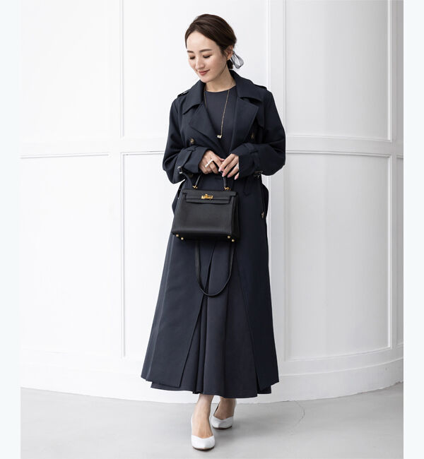 ur's「【星玲奈さんコラボアイテム】ダブルトレンチコート」|トレンチコート|