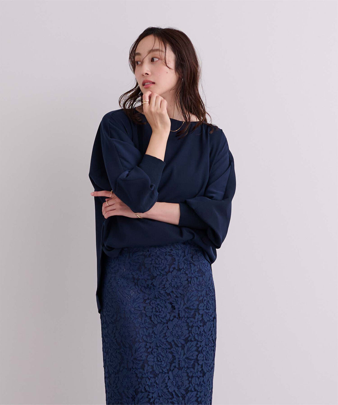 ur's「ボートネックドルマンスリーブプルオーバー」|プルオーバー|