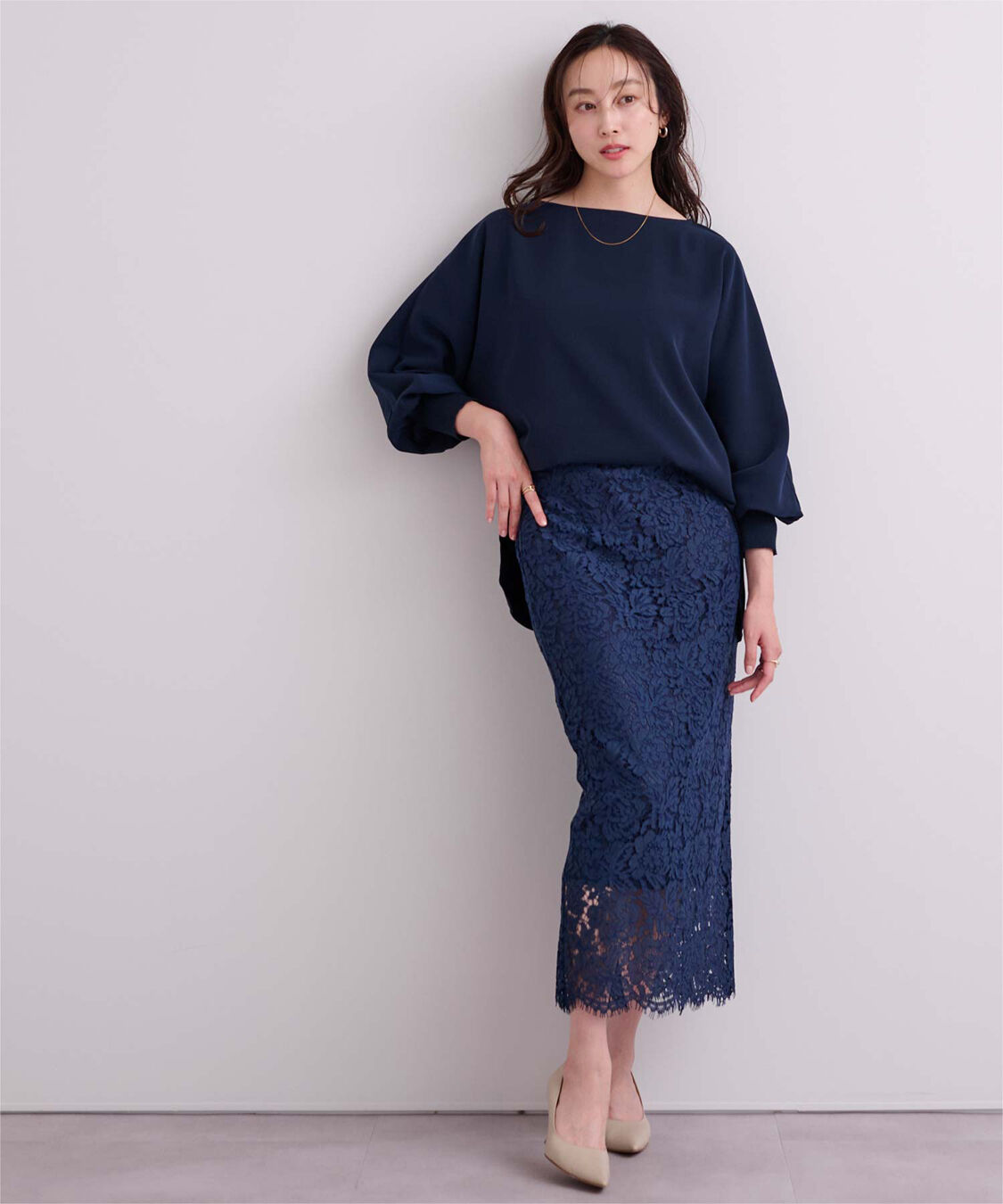 ur's「ボートネックドルマンスリーブプルオーバー」|プルオーバー|