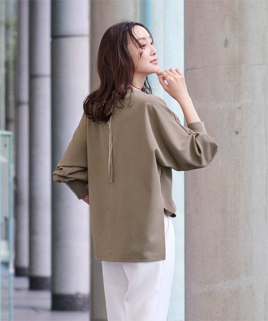 ur's「ボートネックドルマンスリーブプルオーバー」|プルオーバー|