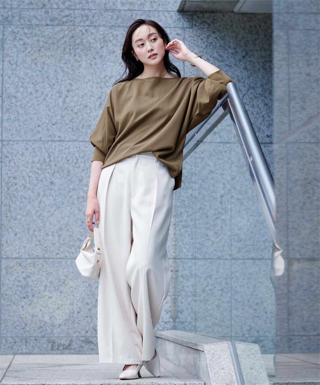 ur's「ボートネックドルマンスリーブプルオーバー」|プルオーバー|