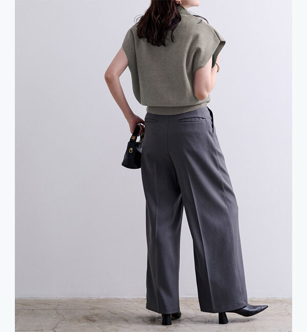 ur's「フレンチスリーブコクーンニットベスト」|ニット・セーター|