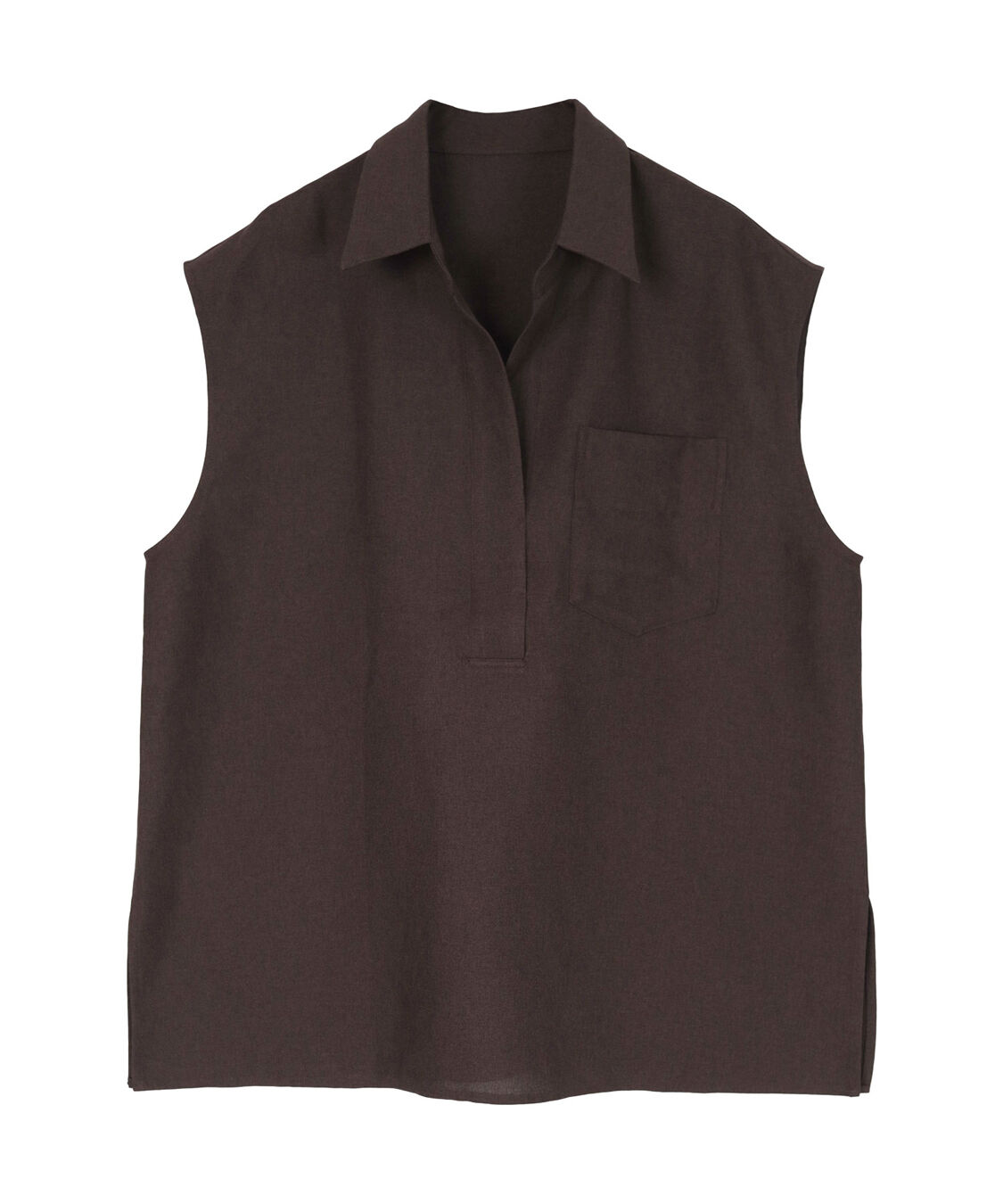 ur's「リネンライクフレンチスリーブスキッパーブラウス」|シャツ・ブラウス|