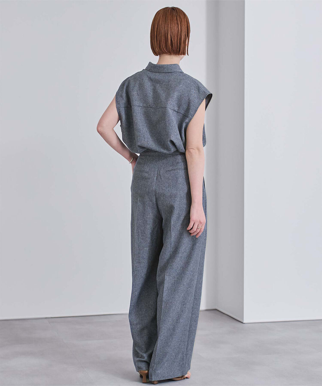 ur's「リネンライクフレンチスリーブスキッパーブラウス」|シャツ・ブラウス|