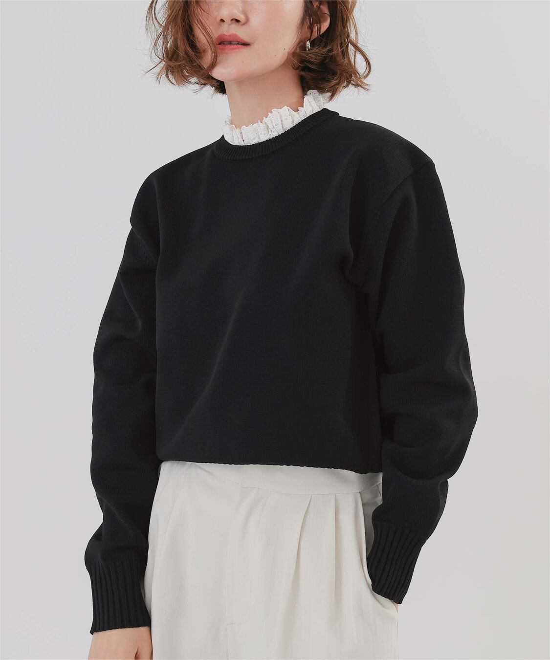 ur's「襟付きニットプルオーバー」|ニット・セーター|