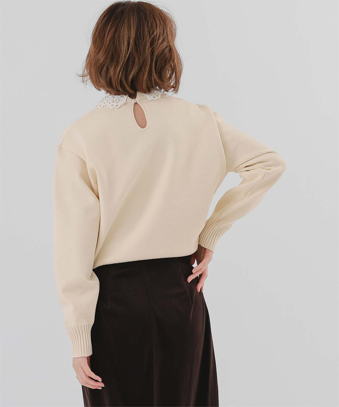 ur's「襟付きニットプルオーバー」|ニット・セーター|