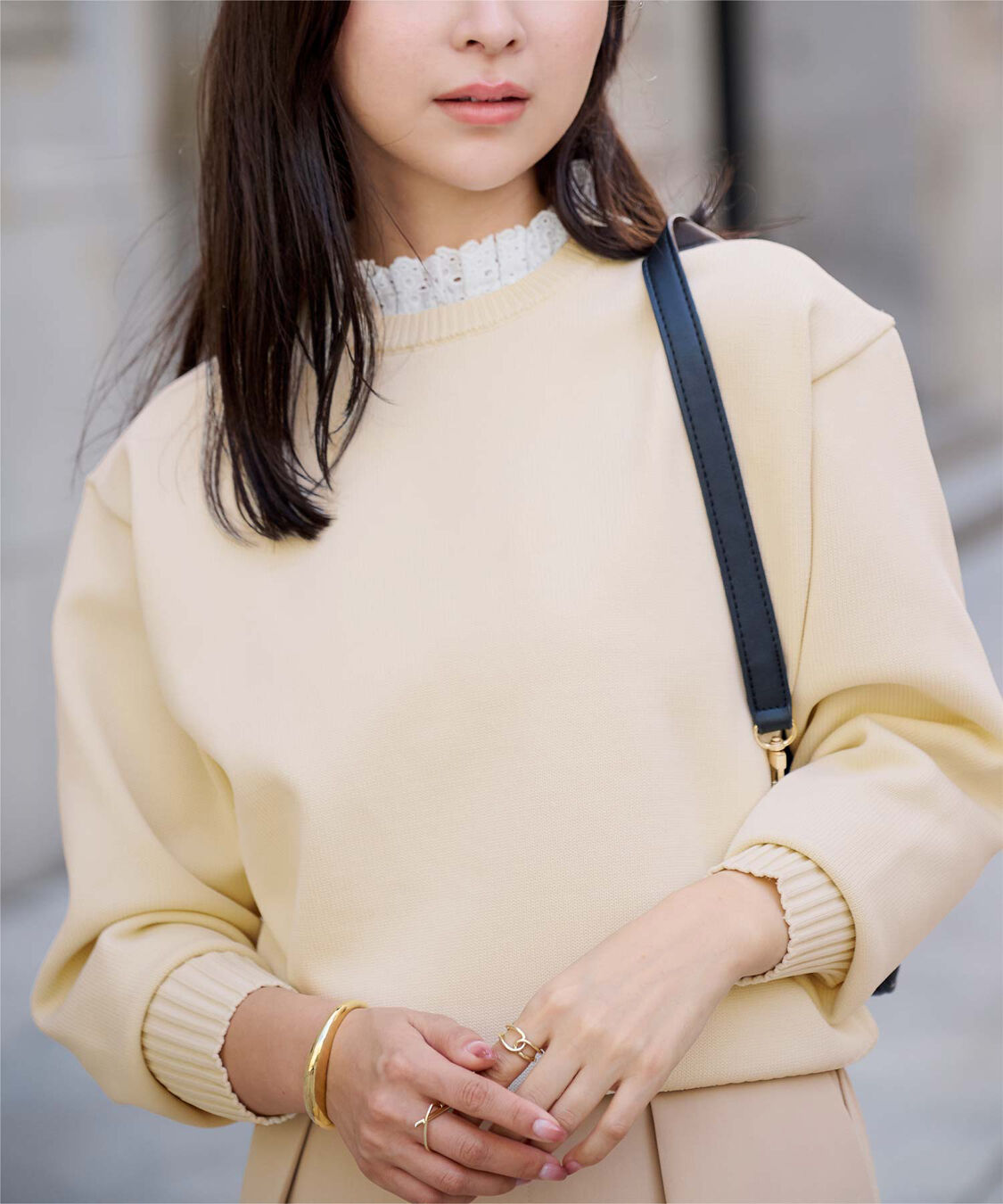 ur's「襟付きニットプルオーバー」|ニット・セーター|