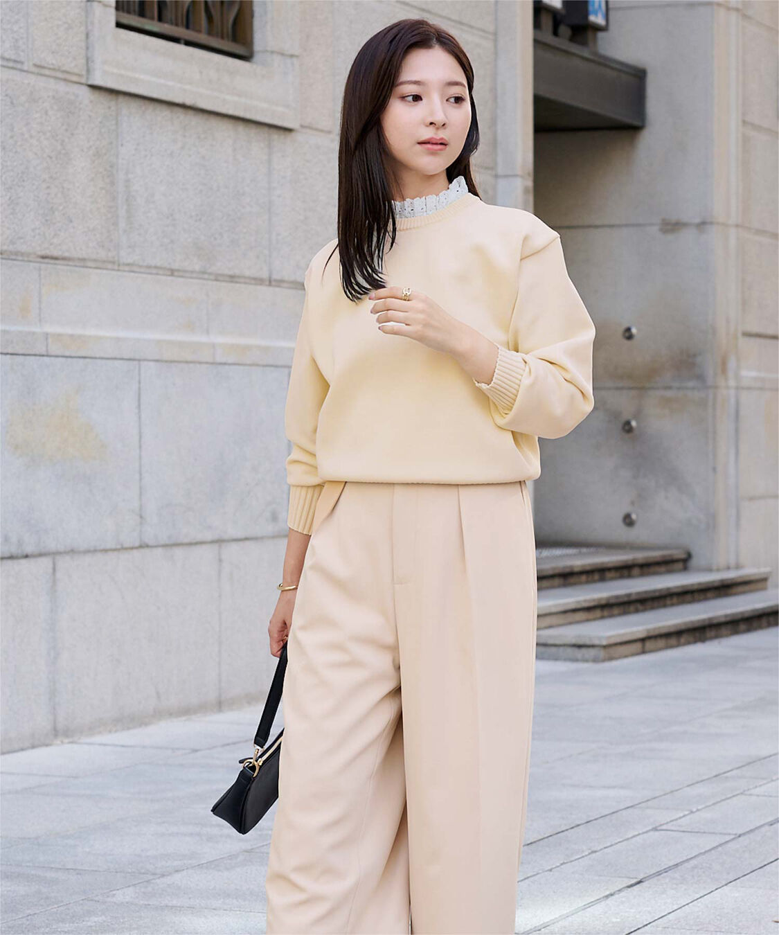 ur's「襟付きニットプルオーバー」|ニット・セーター|